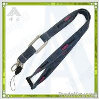 Fashionable jean lanyard, custom lanyard no minimum