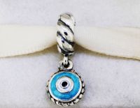 Blue Dangle Eye Dangle Charm, Genuine