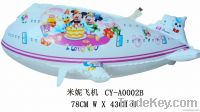 Mickey and Minnie helicopter helium balloon