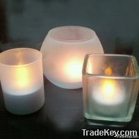 Fancy crystal tea light candle holders