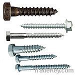 Hex head wood screw