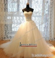 2013 Stunning Latest New Puffy Wedding Dress Princess Real Sample