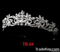 fashion elegant rhinestone alloy wedding tiara