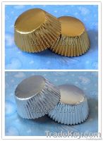 Gold Silver Foil Baking Cups With