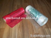 printed plastic flat bag/printed flat bag on roll