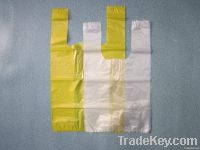 plastic t-shirt shopping bag, printed t-shirt bag