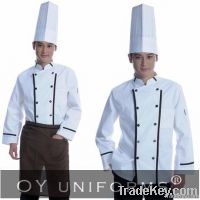 100% Cotton Chef Uniforms with Chef Coats + Pants + Aprons