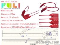 GB-370s plastic security seal, plastic seal, pull tight security seal