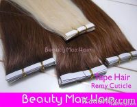 New style! pre bonded tape hair straight