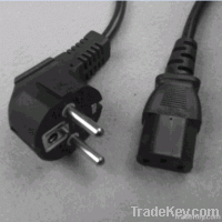European Power Cord with Iec C13 Connector (D03/QT3) From China