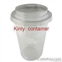 18oz clear plastic disposable cup