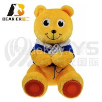 plush animal voice recorcording teddy bear with cloth