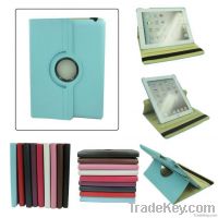 Hot sales 360 Degree Roating Leather Case for Ipad 3