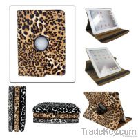 Leopard Grain PU Case for Ipad 3