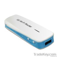 3G Portable Wireless Router, Mini AP, Power Bank, 3-in-one