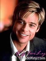 Brad Pitt Golden Medium Hairstyles Men&Atilde;&cent;&iuml;&iquest;&frac12;&iuml;&iquest;&frac12;s Wig