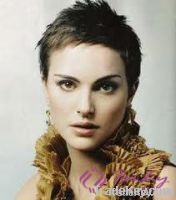 Natalie Portman Dark Brown Mature Short Hairstyles 2012 Wig