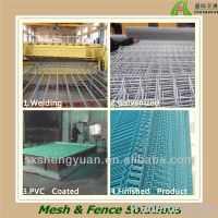Decorative galvanized welded wire mesh fence (manufacture) From China