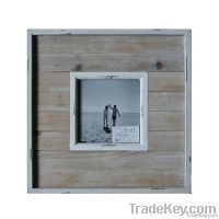 antique wood photo frame