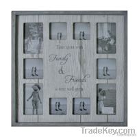 distressed wood photo frame