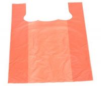 hdpe transparent or white tshirt bag unprinted