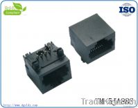 RJ45 network connector with 90 degree