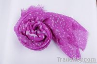 Fashion print scarf for lady