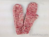 Colorful knitted glove From China