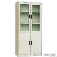 Steel Filing Glass Cabinet