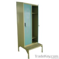 Steel clothes storage bench Locker