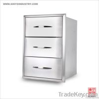 Stainless Steel 3 Drawer Cabinet For Outdoor Living