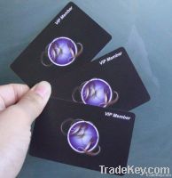 Salon frosted card