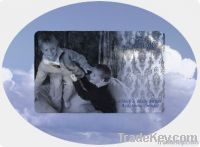 Salon frosted card