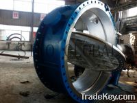 Large Diameter Double Flanged Butterfly Valve