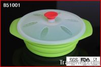 Mutil-function folding silicone steamer for cookware From China