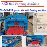 New type 735 corrugated glazed tile roll forming machine supplier in b