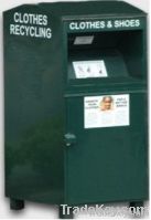 clothing recycling bin