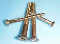 Silicon Bronze Square Drive Flat Head Wood Screws