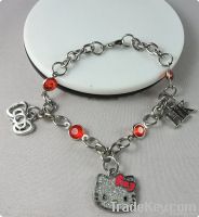 Crystal Hello kitty bracelet