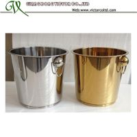 Stainless steel ice bucket