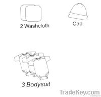 Knitted Baby Wear Set  6pcs
