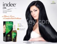 Indee herbal oil gives thicker, helthier and longer hair