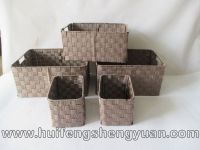 Nylon Wicker Basket Set Of 5