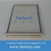 Flat cell air filter cartridge for cement