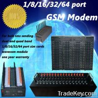 16 ports usb/rj45/rs232 gsm modem for sending and receiving bulk sms