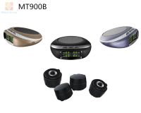 TPMS Wireless Rechargeable Solar panel Car Tire Pressure Monitoring System+4 External TPMS Sensors MT900B