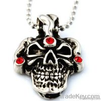 2012 New Style 316L Stainless Steel Biker&amp;Skull Pendant