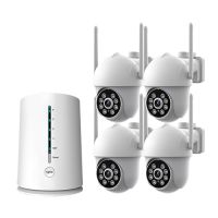 3MP Wi-Fi Pan Tilt Cameras and Base-station Security System