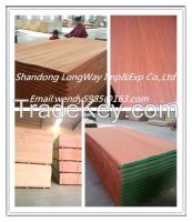 Linyi 0.3mm EV gurjan face veneer for india market