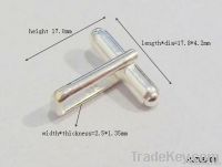 Silver Cufflink Base Finding